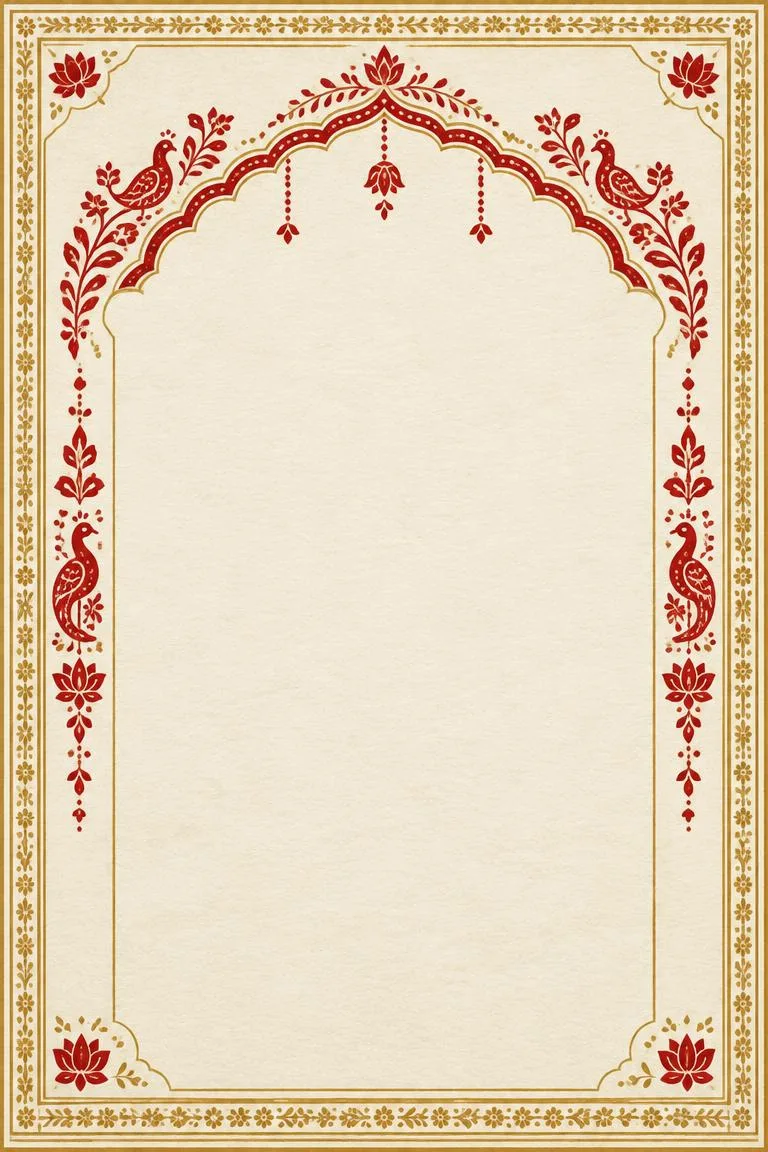 Traditional Bengali Wedding invitation design